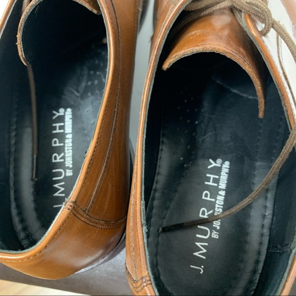 Johnston & Murphy Novick Brown Cap Toe Lace Up Shoes Size 13M main image 14